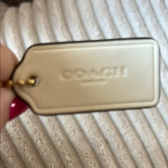 Coach Tan and Pink Crossbody Bag with Watermelon Accents - Picture 4 of 6